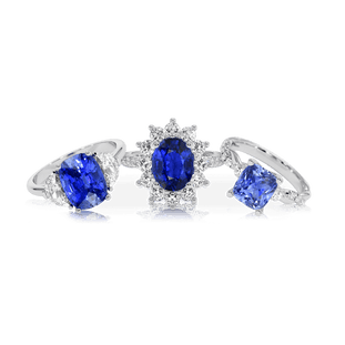 Blue Sapphire Engagement Rings