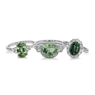 Green Sapphire Engagement Rings