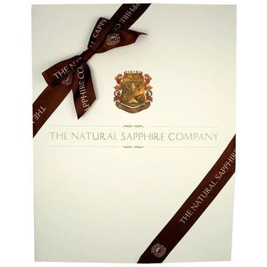 Sapphire rings in The Natural Sapphire Company custom made packaging